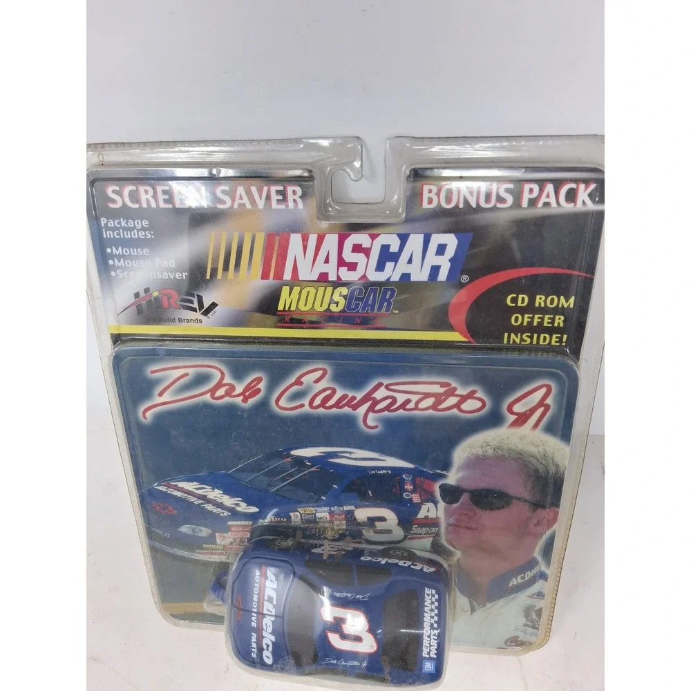 NASCAR Dale Earnhardt Jr Mouscar Racing Mouse nd Mouse Pad Set ACDelco 3 1999. M